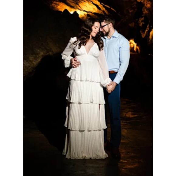 Lulu's Elegant White Maxi Dress - Picture 10 of 12